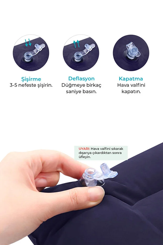 Fischer Şişme Yastık Lacivert